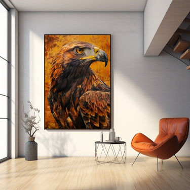 Gold Eagle Painting